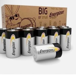Energizer Alkaline Power Batteries - Black and Silver